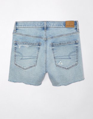 Женские джинсы American Eagle AE Strigid Super High-Waisted Relaxed Denim Short — фото 4