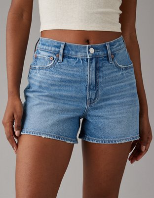 AE Strigid Super High-Waisted Relaxed Denim Short