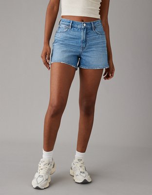 AE Strigid Super High-Waisted Relaxed Denim Short