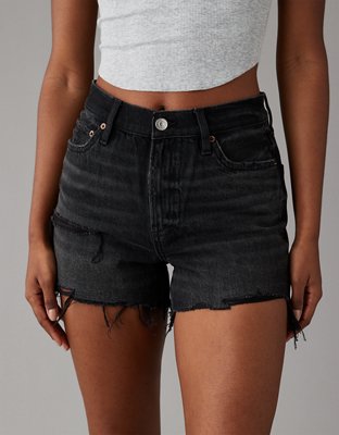 AE Strigid Super High-Waisted Relaxed Denim Short