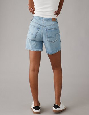 AE Strigid Super High-Waisted 6" Relaxed Ripped Denim Short