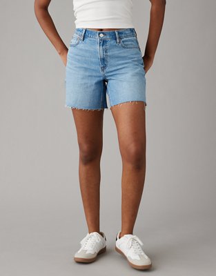 Denim Star Bum Mom Shorts