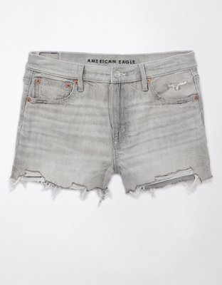 AE Strigid Denim Mom Short