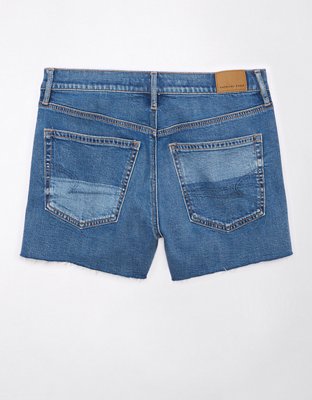 AE Strigid Super High-Waisted Relaxed Denim Short