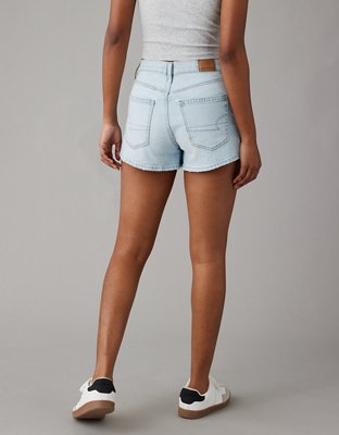 AE Strigid Super High-Waisted Relaxed Ripped Denim Short