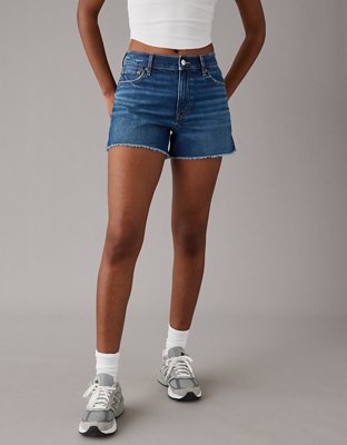 AE Strigid Super High-Waisted Relaxed Denim Short