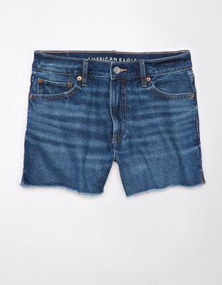 AE Strigid Super High-Waisted Relaxed Denim Short