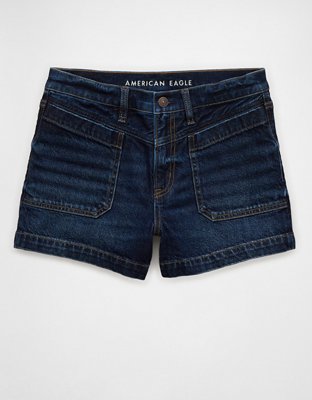 AE Strigid Super High-Waisted Relaxed Denim Short