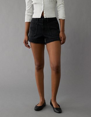 AE Strigid Super High-Waisted Relaxed Denim Short