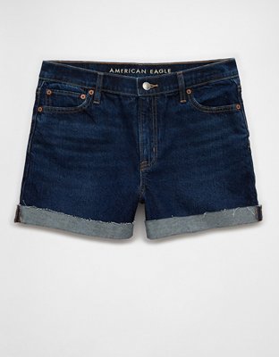 AE Strigid Super High-Waisted Relaxed Denim Short