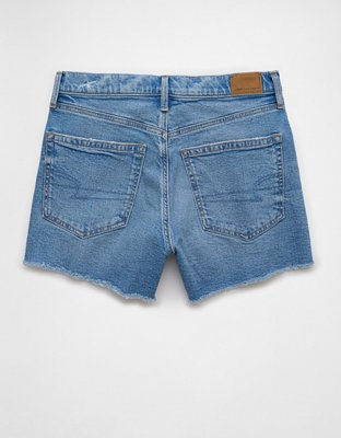 AE Strigid Super High-Waisted Relaxed Denim Short