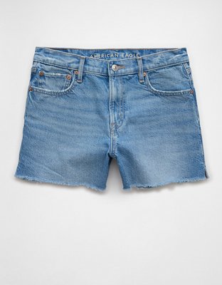 AE Strigid Super High-Waisted Relaxed Denim Short