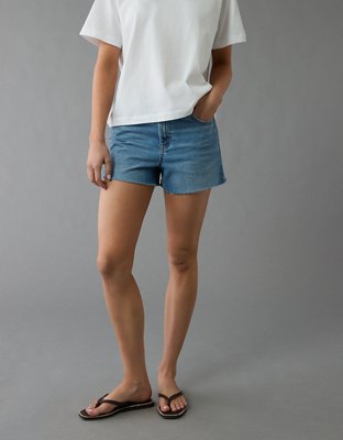 AE Strigid Super High-Waisted Relaxed Denim Short
