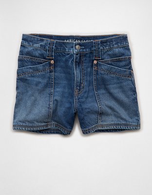 AE Strigid Super High-Waisted Relaxed Denim Utility Short