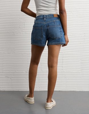 AE Strigid Super High-Waisted Relaxed Denim Utility Short