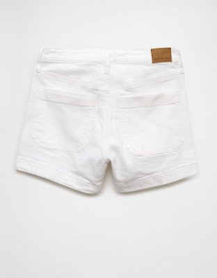 AE Strigid Denim Short Cintura Super Alta Relajado