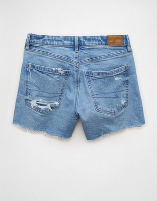 AE Strigid Super High-Waisted Relaxed Denim Short