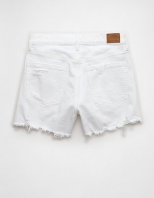 AE Strigid Curvy Super High-Waisted Relaxed Denim Utility Short