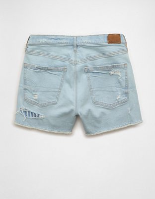 AE Strigid Super High-Waisted Relaxed Denim Short