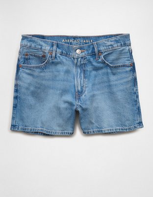 AE Strigid Curvy Super High-Waisted Relaxed Denim Utility Short