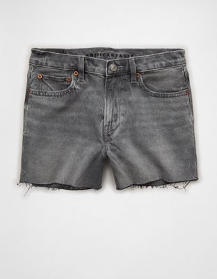 AE Strigid Curvy Super High-Waisted Relaxed Denim Utility Short