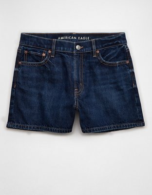 AE Strigid Curvy Super High-Waisted Relaxed Denim Utility Short