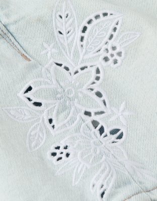 AE Strigid Super High-Waisted Relaxed Denim Short