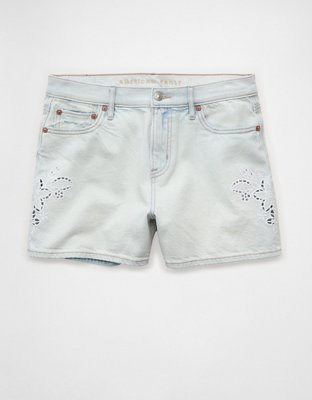 AE Strigid Super High-Waisted Relaxed Denim Short