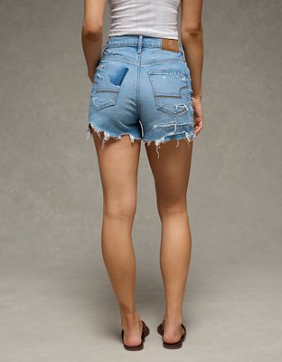 AE Pride 3" Strigid Super High-Waisted Relaxed Denim Short