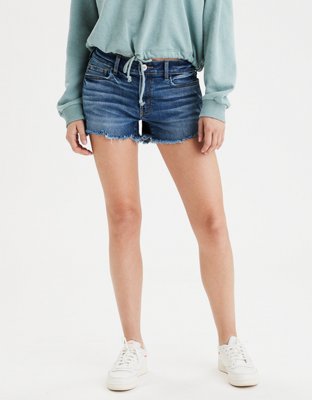 AE Denim Tomgirl Midi Short