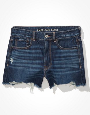 AE High-Waisted Denim Tomgirl Midi Short