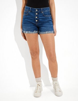 AE High-Waisted Khaki Short Short