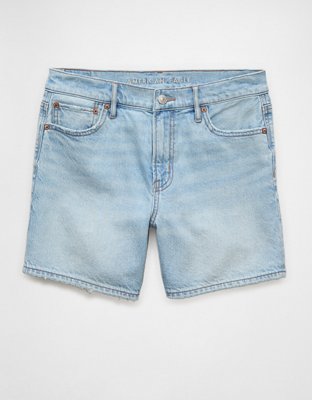 AE Strigid Super High-Waisted 6" Relaxed Denim Short