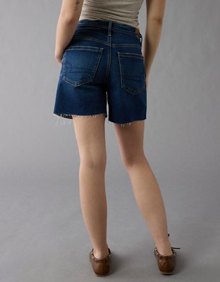 AE Strigid Denim Short Cintura Super Alta Relajado de 6"