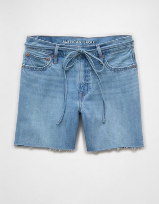 AE 6 Strigid Super High-Waisted Relaxed Denim Short