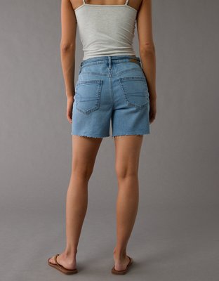 AE Strigid Super High-Waisted 6" Relaxed Denim Short