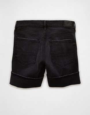 AE Strigid Denim Short Cintura Super Alta Relajado de 6"