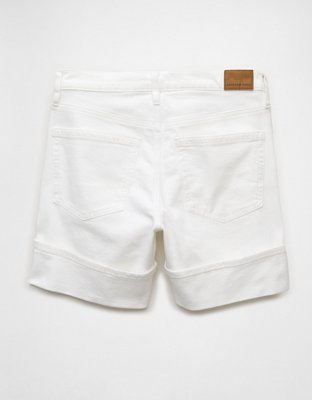 AE Strigid Denim Short Cintura Super Alta Relajado de 6"