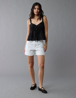AE 6" Strigid Super High-Waisted Relaxed Denim Short
