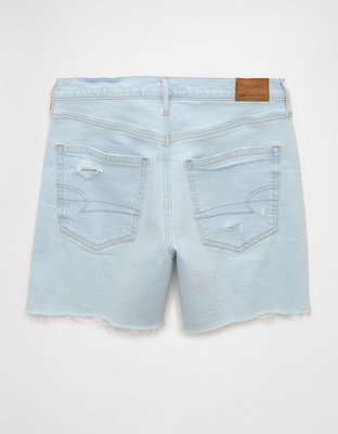 AE Strigid Curvy Super High-Waisted Relaxed Denim Utility Short
