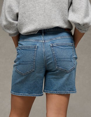 AE Strigid Super High-Waisted Relaxed Denim Short