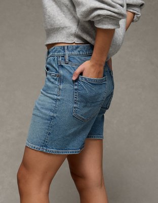 AE Strigid Super High-Waisted Relaxed Denim Short