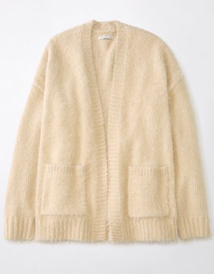 Ae Women's Whoa So Cozy Waffle V-Neck Sweater