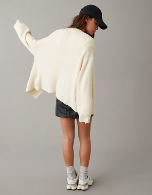 Женские кардиганы American Eagle AE Oversized Button-Front Cardigan — фото 2