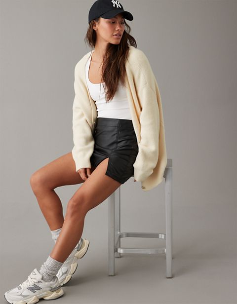Женские кардиганы American Eagle AE Oversized Button-Front Cardigan