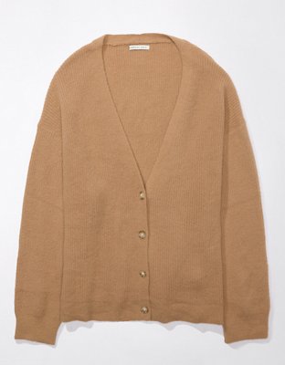 AE Oversized Button-Front Cardigan