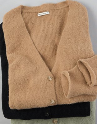 AE Oversized Button Front Cardigan