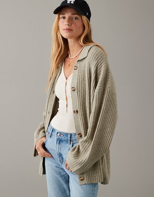 FULL TILT Button Front Girls Sweater