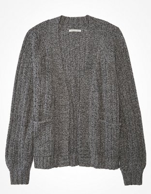 American eagle hot sale grey cardigan