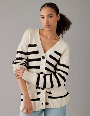 Cardigan à boutons à l’avant surdimensionné AE